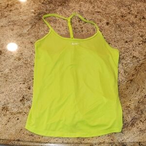 Nike Women's Citrus Lime Bright Colored Swing Tank Top